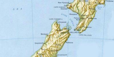 וולינגטון ניו זילנד על המפה